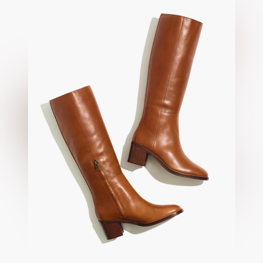 NWOT! Madewell | The Francie Tall Boot | Dried Maple (Brown) | 9.5